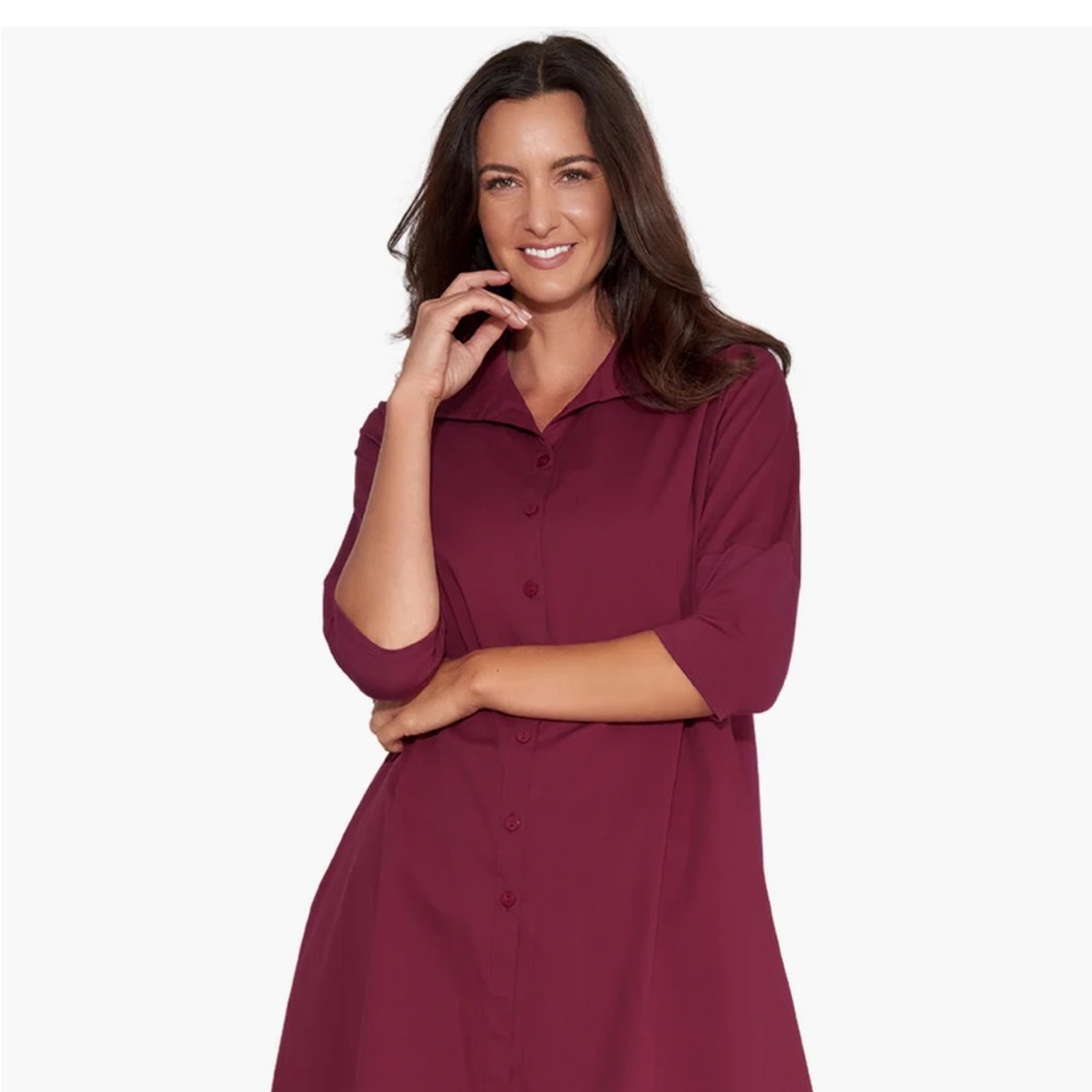 Stella Carakasi Tiburon  tunic icon  magenta  color